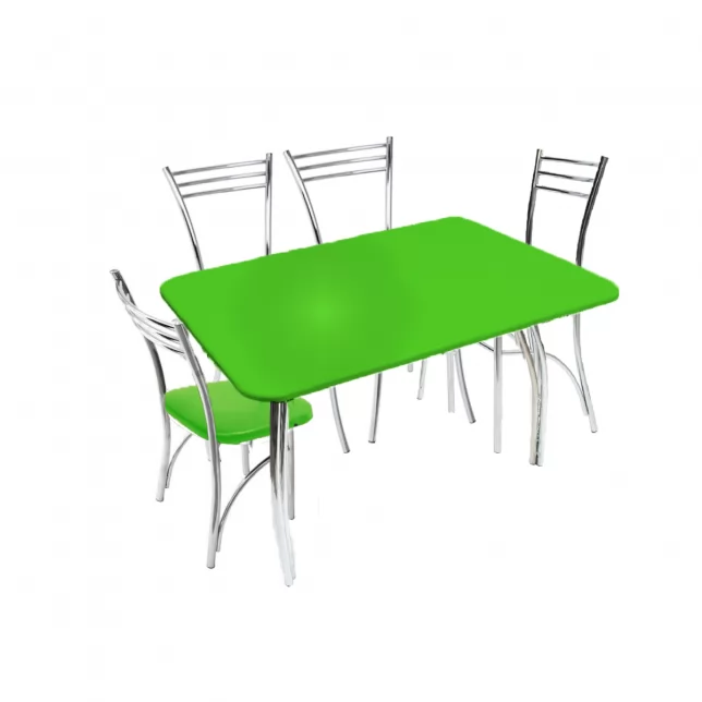 Комплект Стол Беатрис зеленый + стул Прага